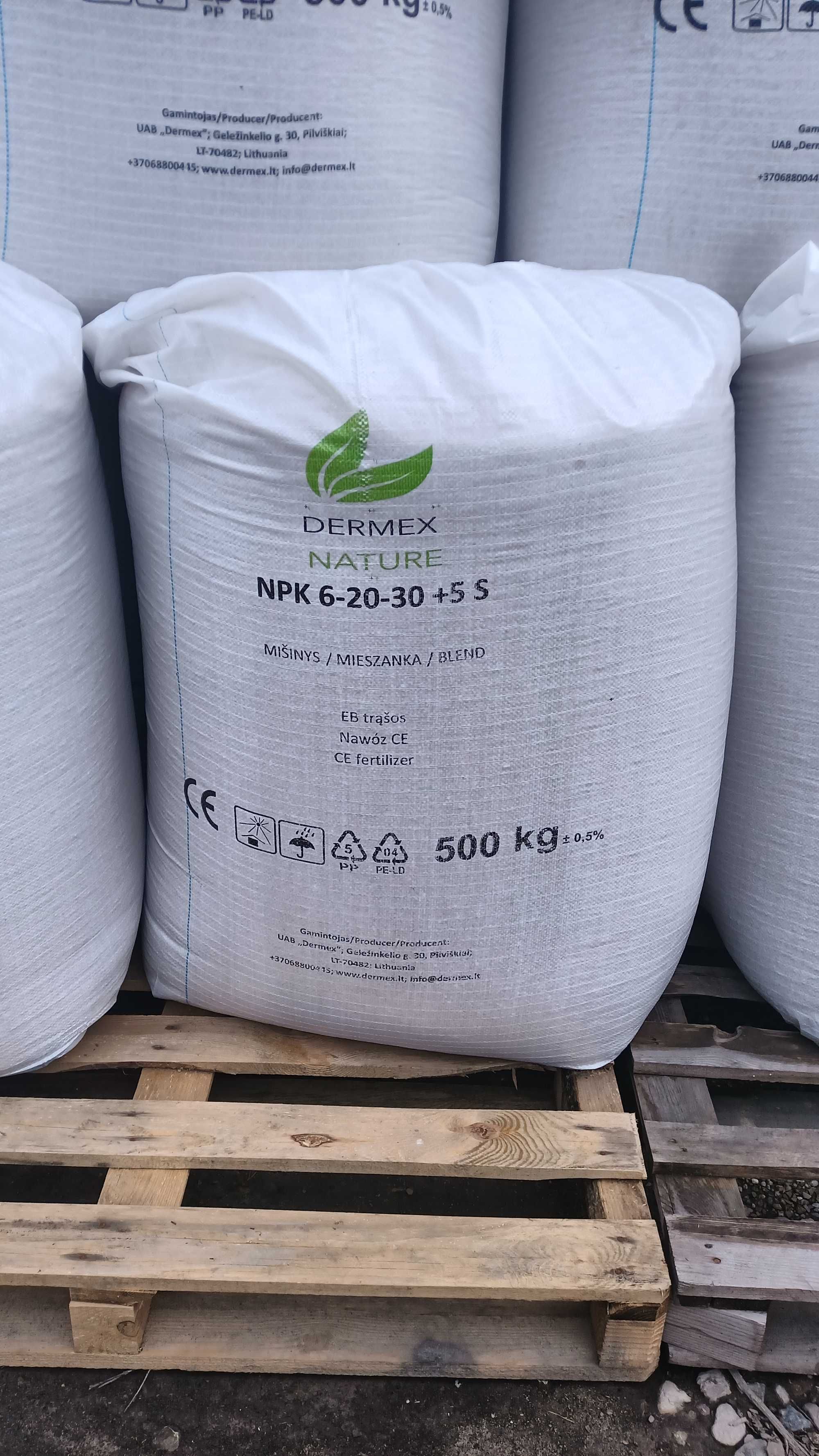 NPK 6-20-30 plus siarka 5% nawóz wieloskładnikowy NPK