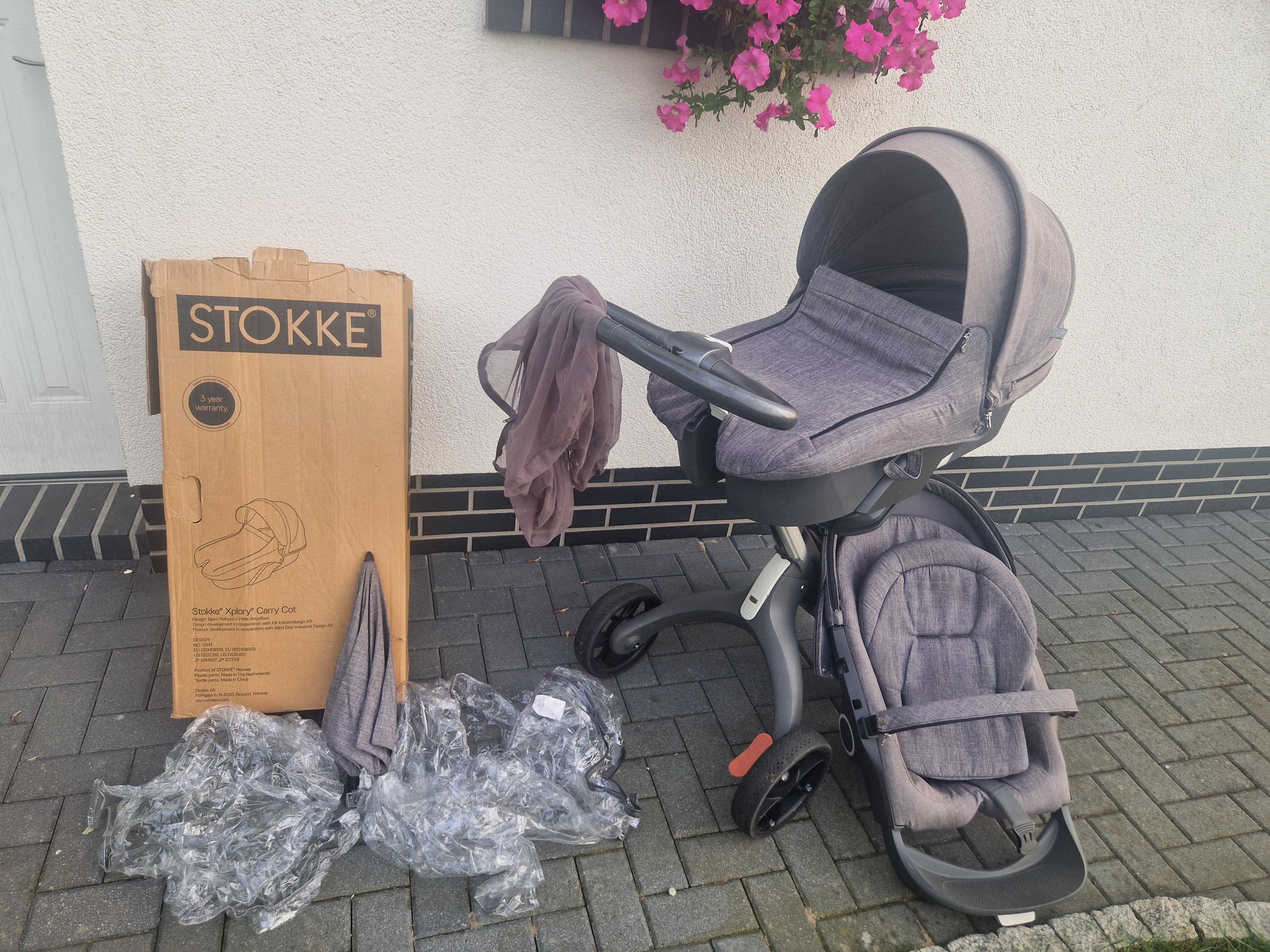 Wozek Stokke V5 spacerowka gondola