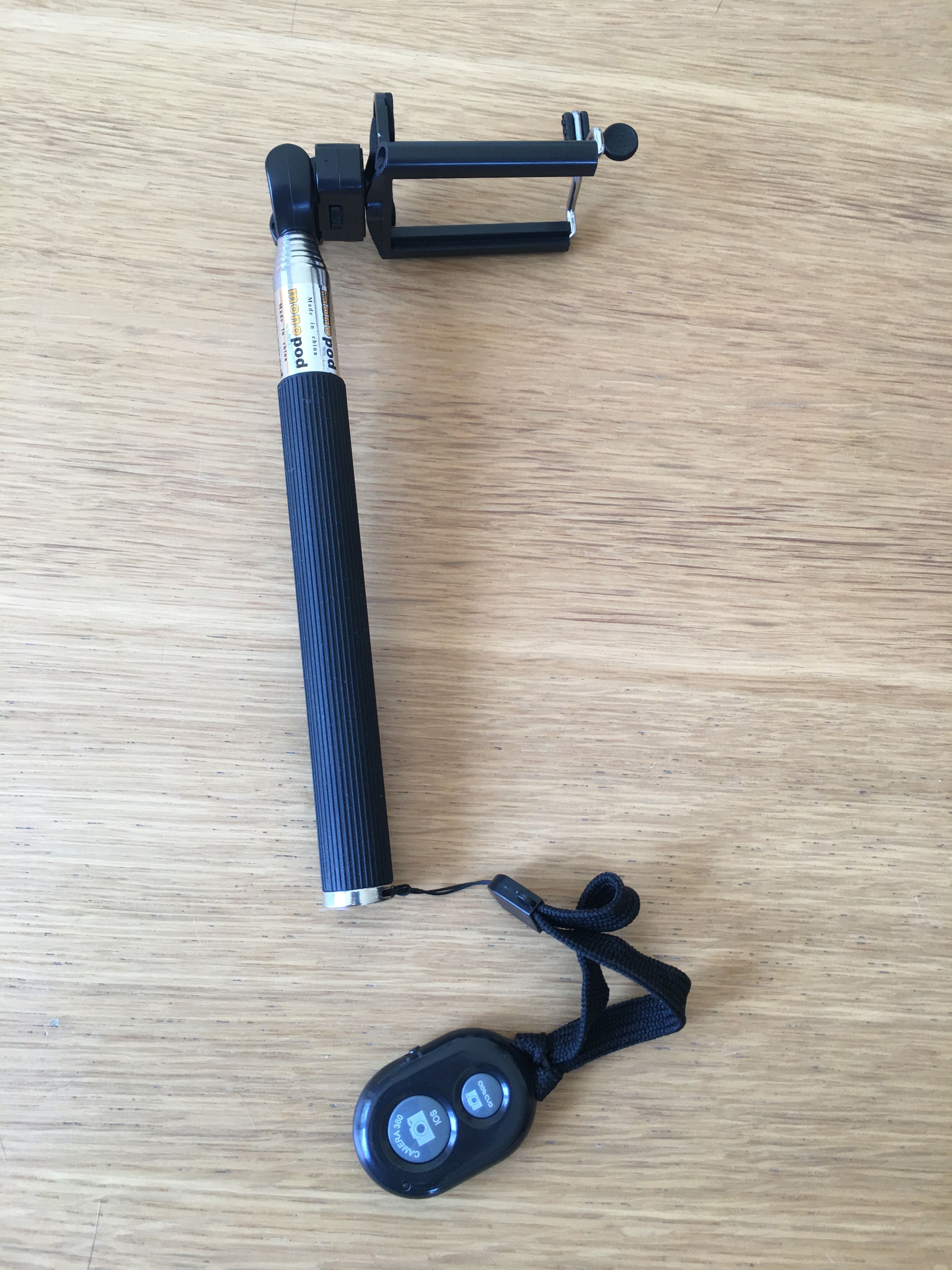 Selfie stick para telemóvel NOVO com botão