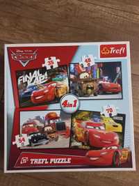 Puzzle Trefl Cars Disney Pixar 4w1, 207 elementów, 4 układanki