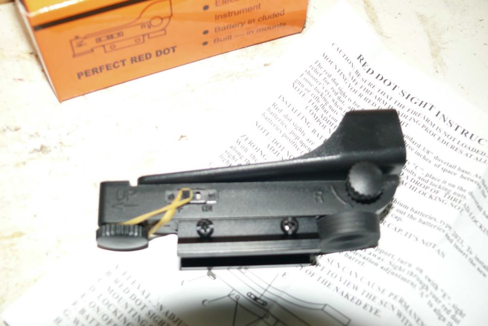 Mira de ponto vermelho, modelo Red Dot Sight.