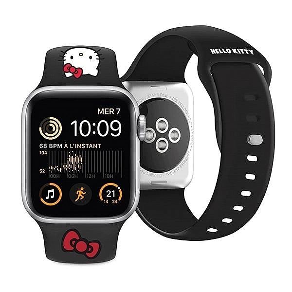 Pasek Hello Kitty Silicone Kitty Head na Apple Watch 38/40/41mm - czar
