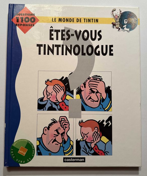 Livro da série "Le Monde de Tintin" - "Êtes-Vous Tintinologue"
