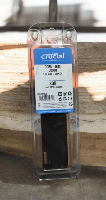 Na Lewara Pamięć RAM Crucial DDR5-4800 UDIMM 8gb CL40