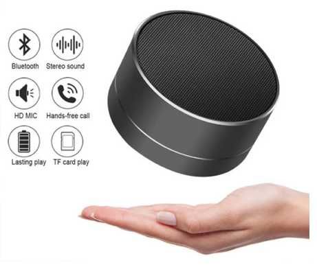 Subwoofer para telefomóvel, sem fio bluetooth, mini cartão