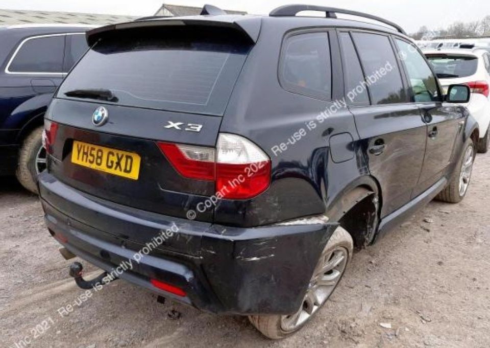 Karoseria BMW e83 X3 Black Shappire LCI LIFT Maska Zderzak Błotnik