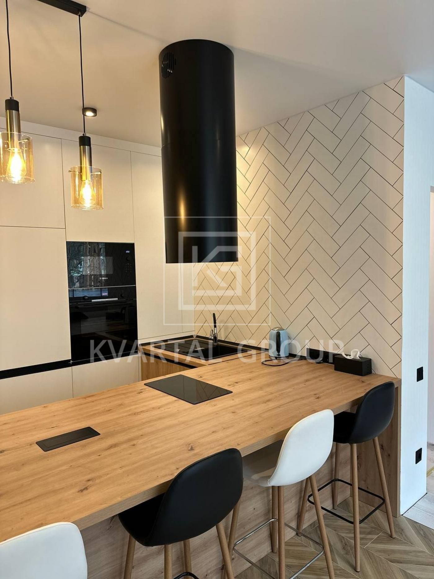 СТИЛЬНА сучасна квартира 68м2 з кухнею 25м2. Park Town