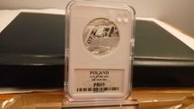 Moneta srebro, Polska 10 zł, Rok 2001, Grading PR69