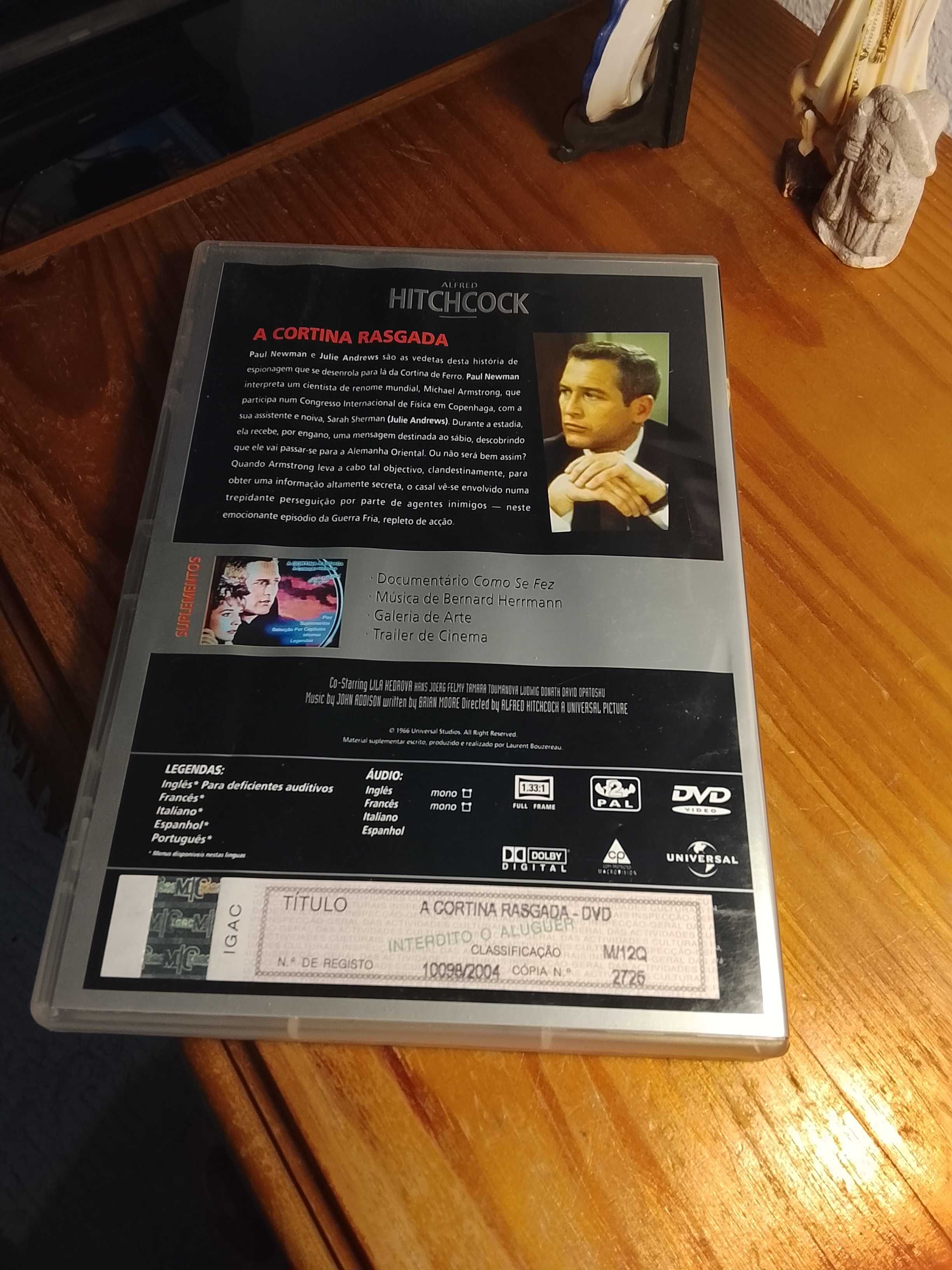 A Cortina Rasgada - Alfred Hitchcock - DVD original
