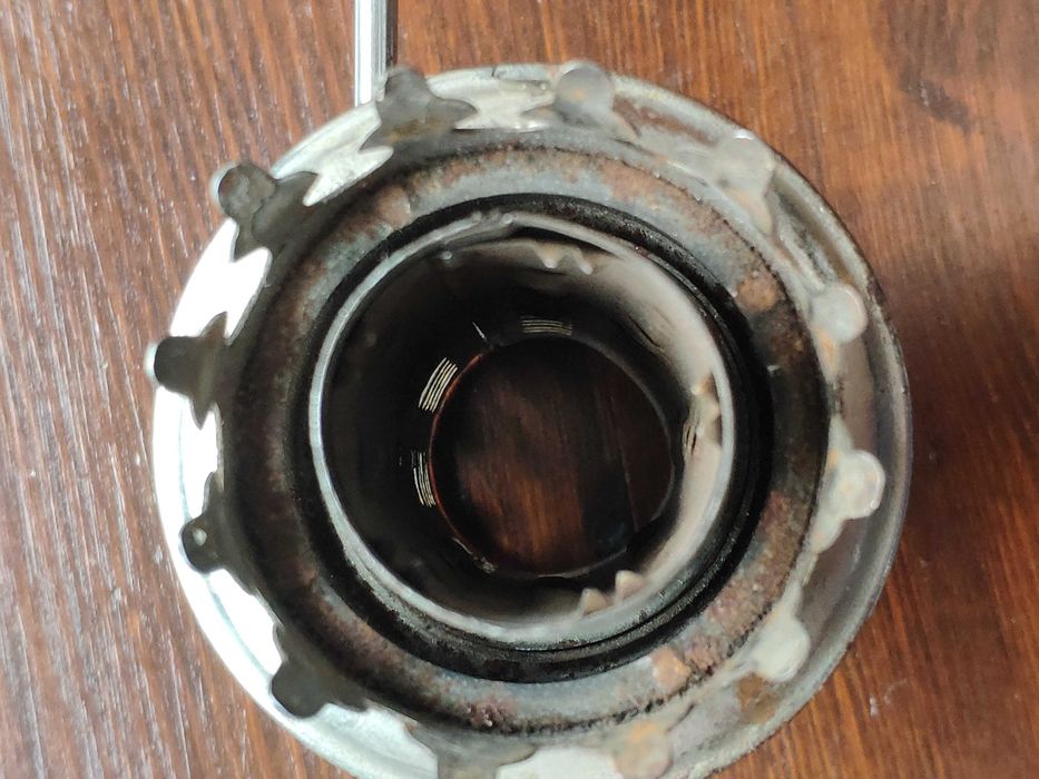 Bardzo rzadki palnik brenner tulejowy sygnowany "HS"