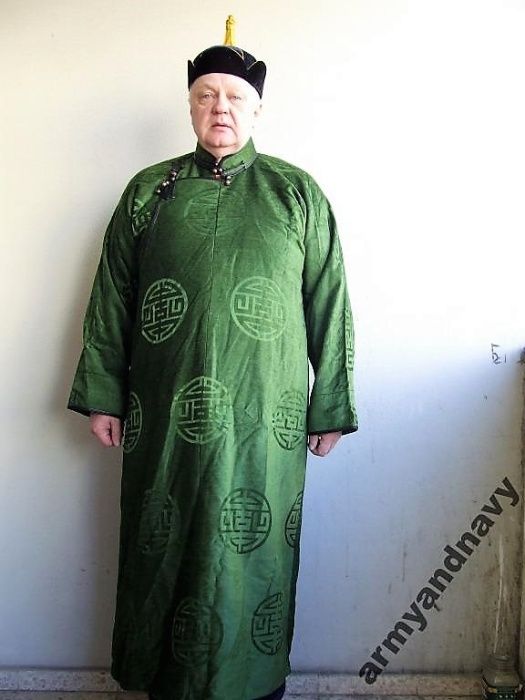 Коллекционный раритетный,праздничный,эксклюзивный халат.Монголия.Всё с