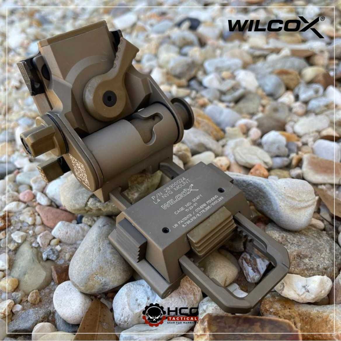 Крепление на шлем Wilcox L4G24 бронза, для PVS-14,18,31 + wolf agm 14