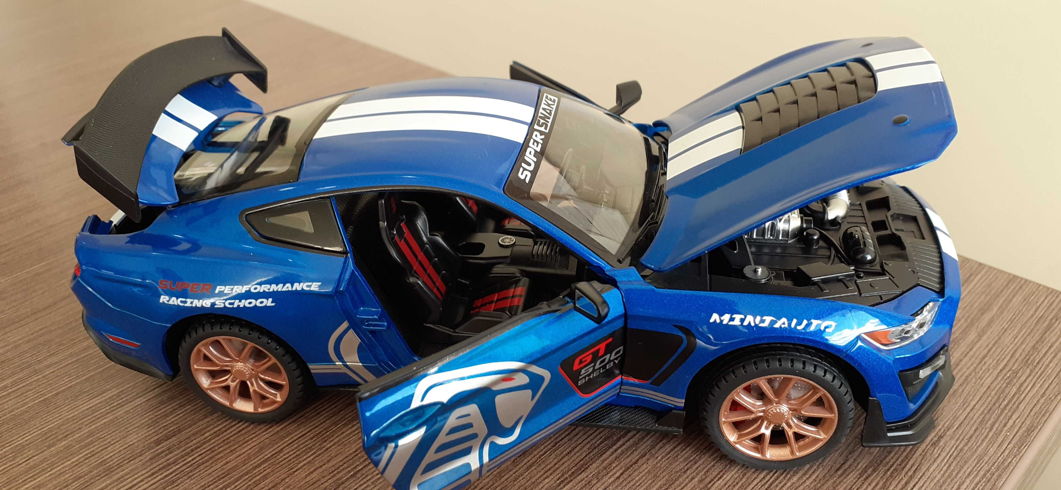 Mustang Shelby GT500 1:24, napęd, światła, dźwięk