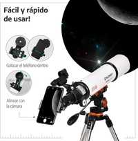 Teleskop SLOKEY 50080  20x-250x Tripod okulary 6,10,25mm 3x 500mm 80mm