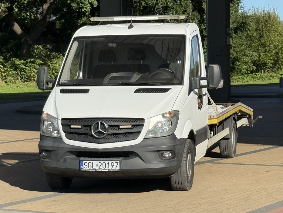 Laweta auto pomoc 24/H wynajem lawety mercedes sprinter 3000cm