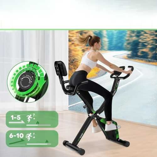 Rower Stacjonarny Magnetyczny Rowerek Treningowy SLUNSE do ćwiczeń