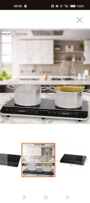 Продам настольную плиту ProfiCook PC-DKI 1067