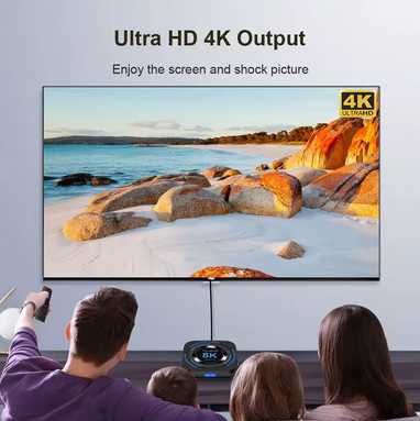 ТВ смарт приставка Android 12 TV BOX Allwinner H618 Wifi 64G