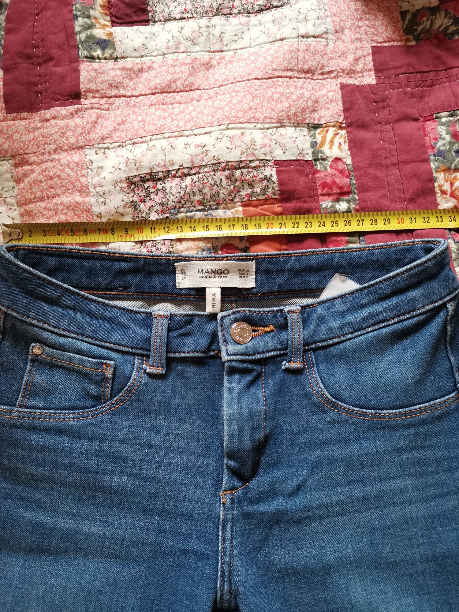 Jeansy push up mango 32