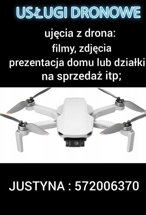 USŁUGI Z DRONA: USŁUGI DRONOWE: fotografia, film z lotu ptaka