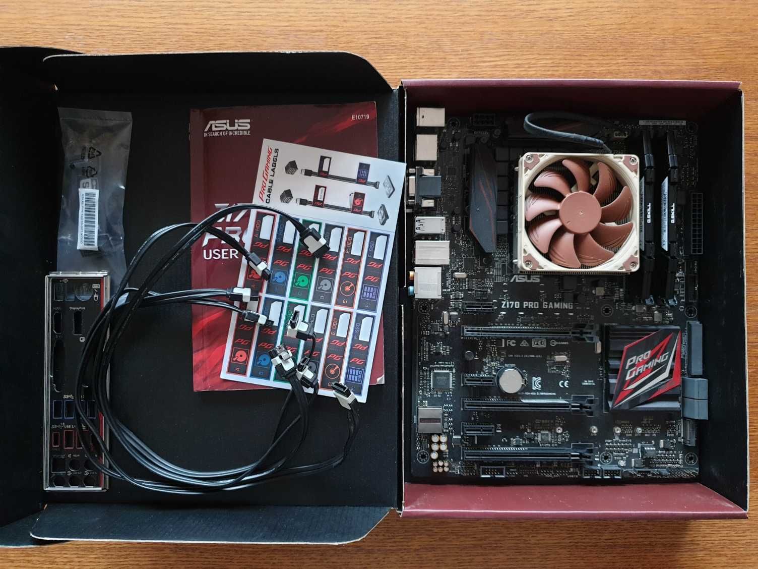 Asus Z170 Pro Gaming + i5-6500 + NH-L9i + DDR4 16GB Ripjaws V