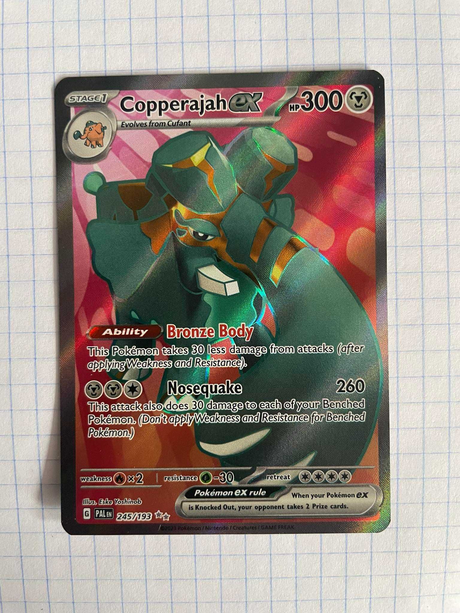 2023 Pokémon Copperajah Ex Full Art 245/193