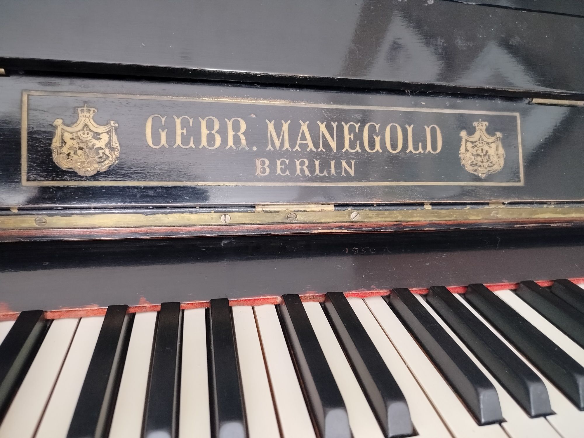 Pianino niemieckie Manufaktura Braci Manegold