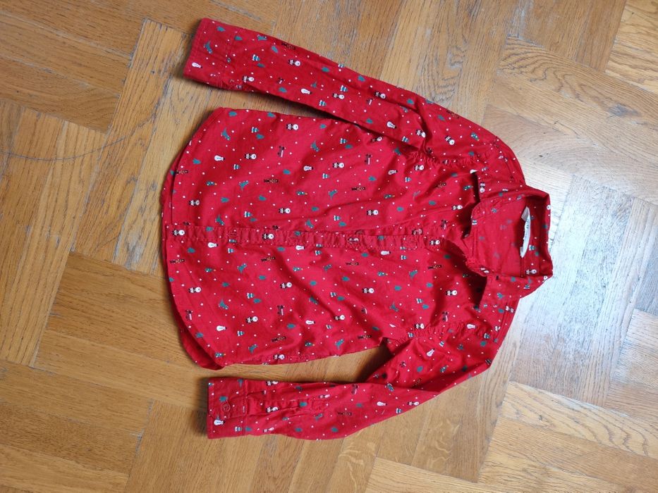 Koszula świąteczna H&M r.116