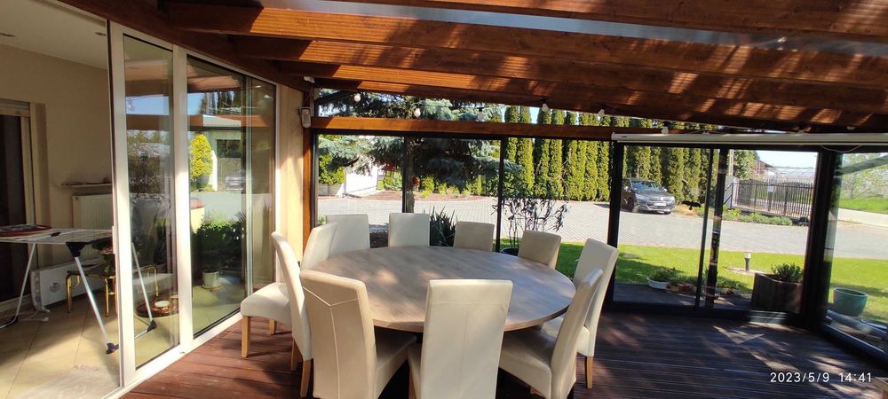 Zabudowa tarasu zadaszenie taras drewniany pergola