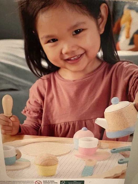 Fisher-Price Czas na podwieczorek Zestaw drewnianych zabawek HXT82