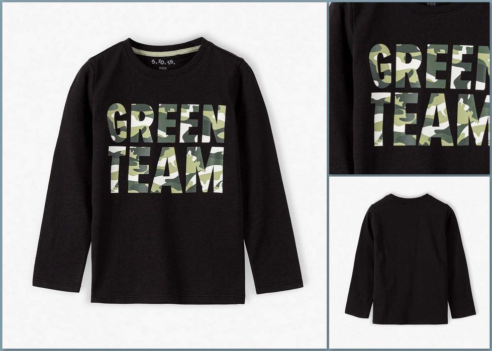 5.10.15    czarna, bawełniana bluzeczka z aplikacją 110