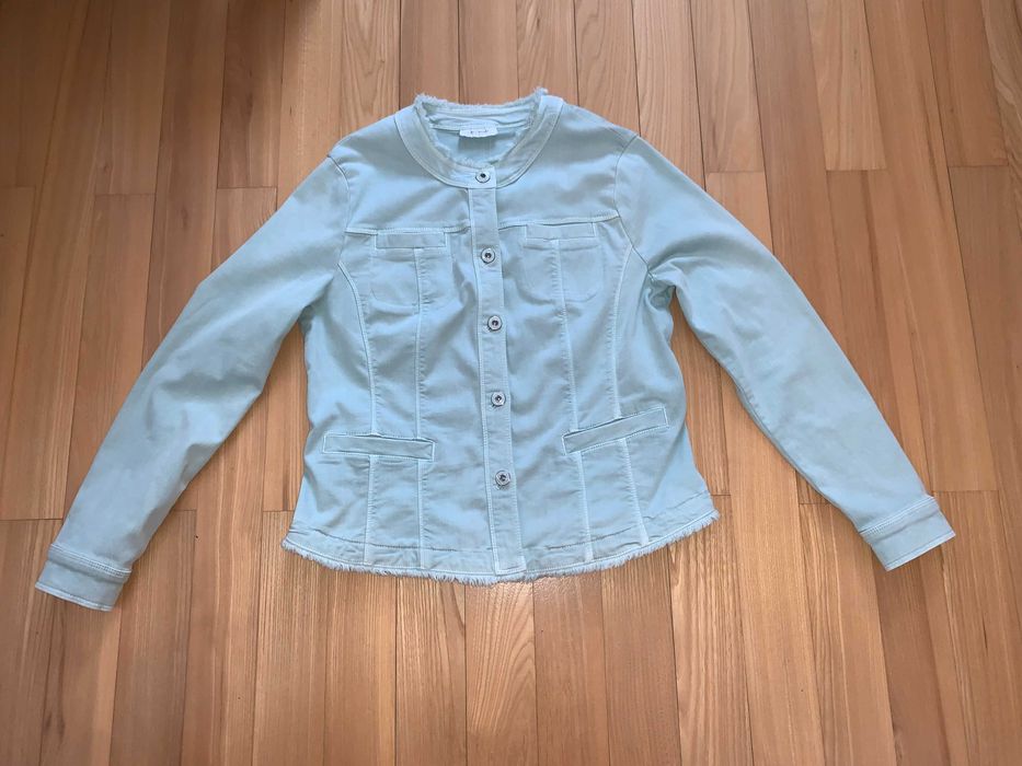Куртка джинсова вітровка жакет Gerry Weber L 100% бавовна Як нова!