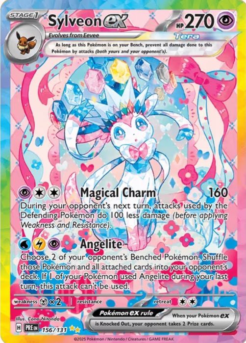 Rara Sylveon ex evoluções prisamaticas