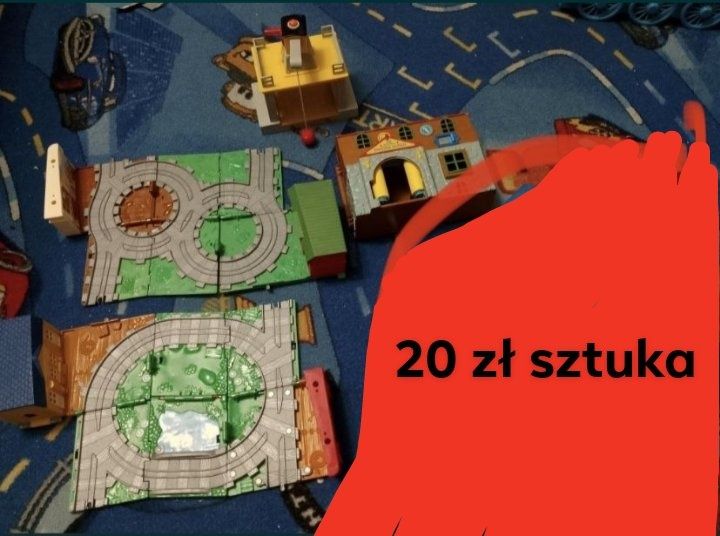 Tomek i przyjaciele tory zestawy metalowe pociągi walizki pudełka