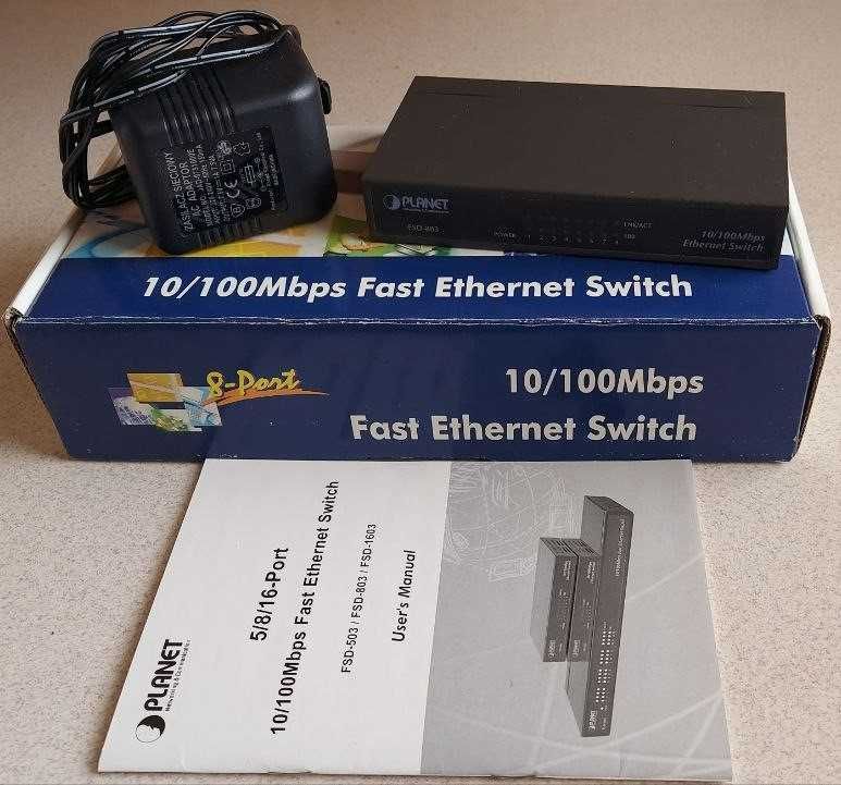 Комутатор Fast Ethernet PLANET FSD-803