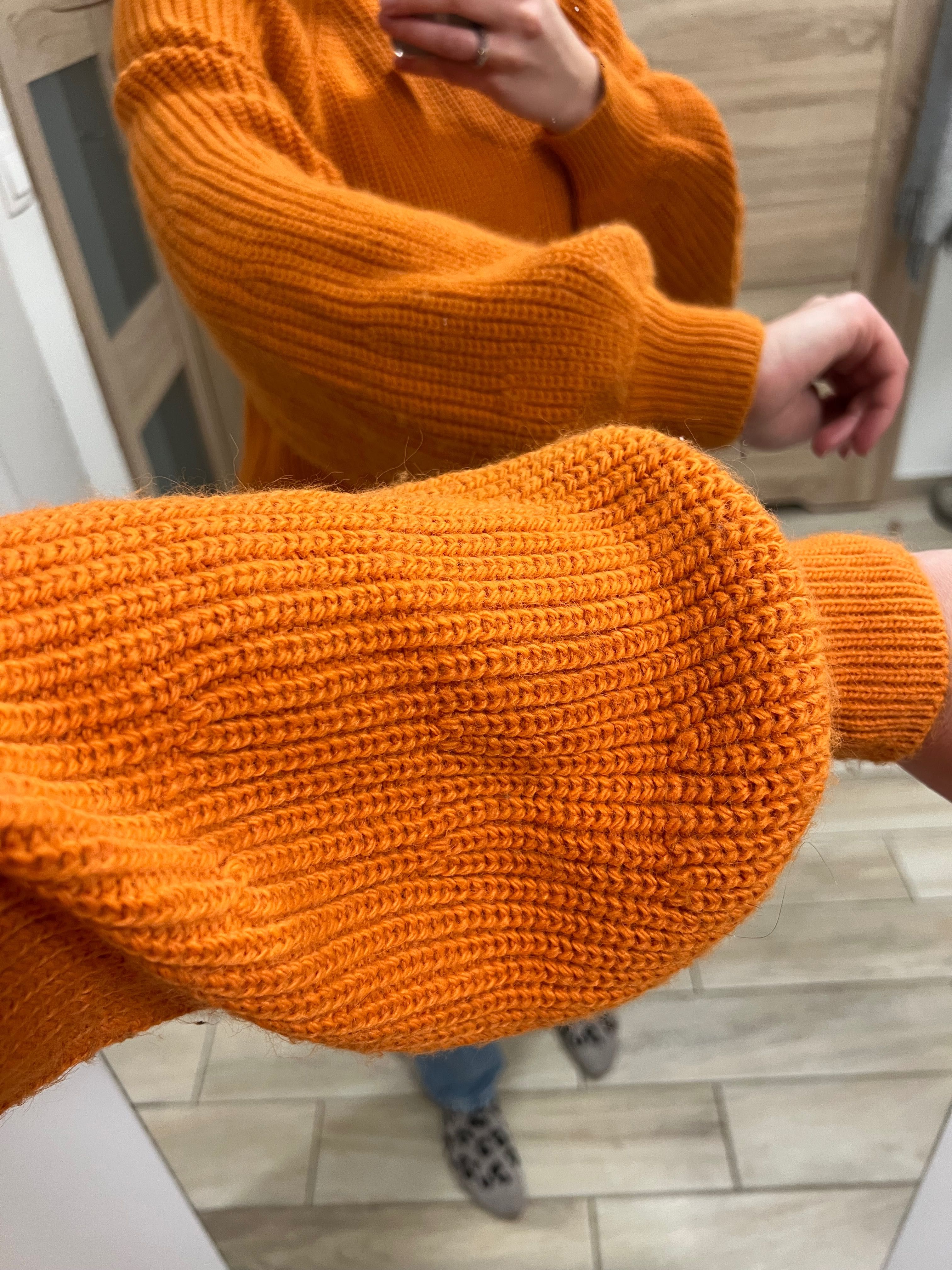 Sweter pomarańczowy Laurella