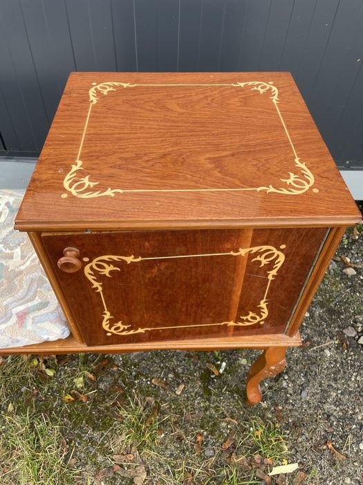 Stolik telefoniczny Szafka na buty korytarz stylowa intarsja