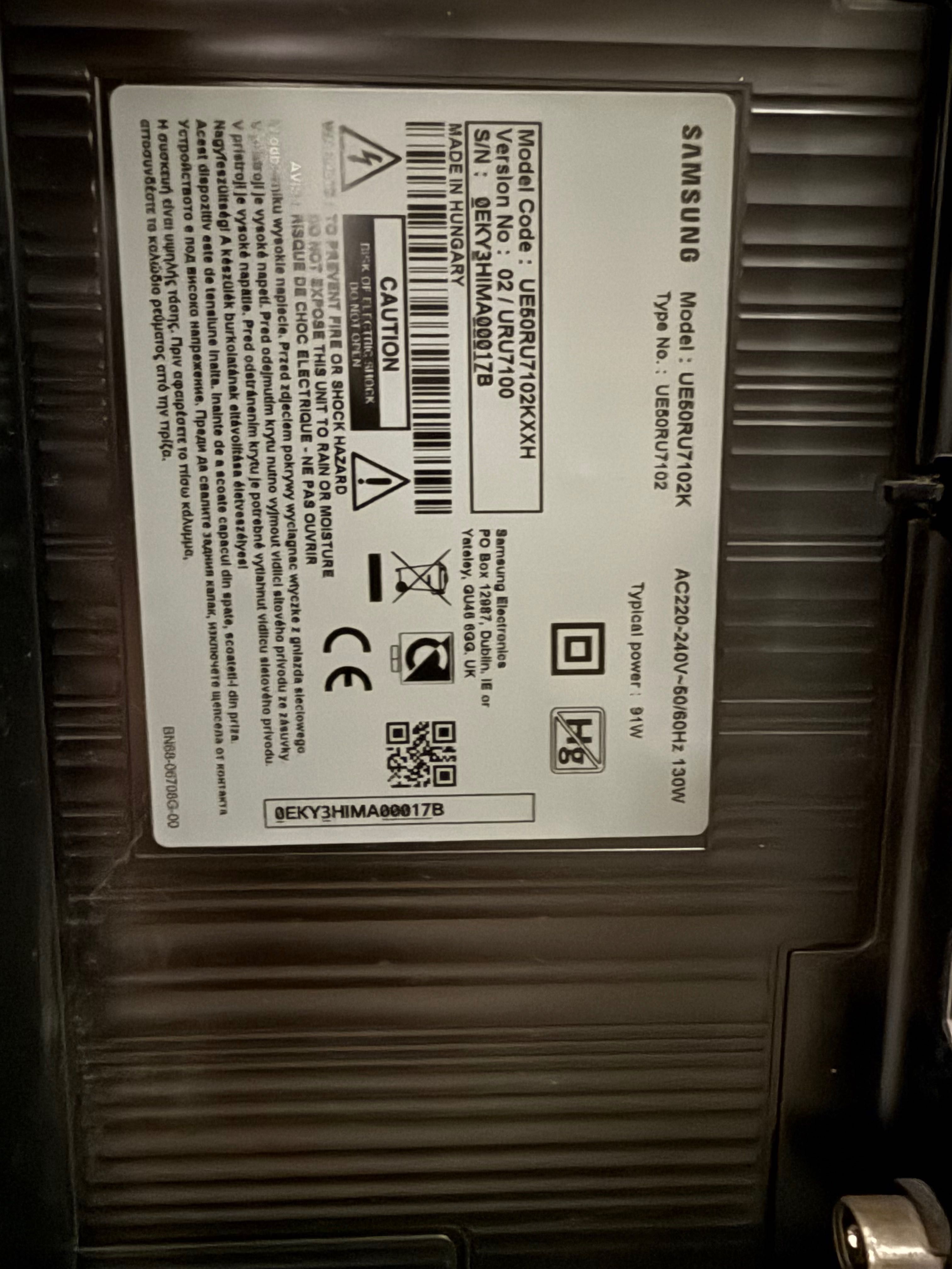 Samsung smartTV 50cali
