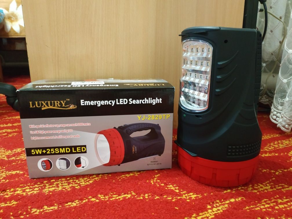Ліхтарик 5w+25SMD LED Emergency LED Searchight