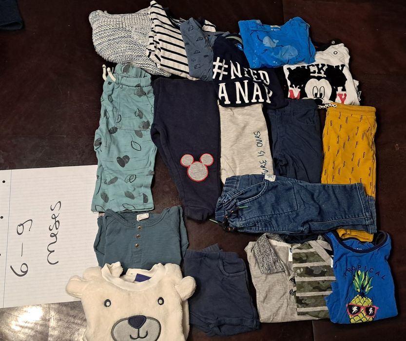 Roupa bebe menino 6-9 meses