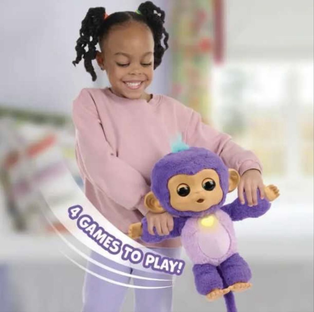 Fingerlings Baby Monkey Sunny Санні Мавпочка Present Pets