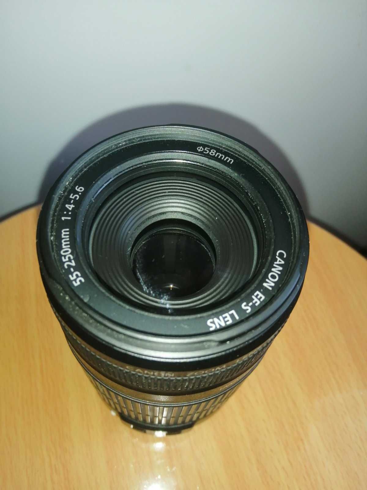 Продам обьектив Canon efs 55-250mm, 1.1m/3.6ft macro