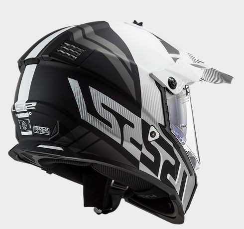 Kask Enduro LS2 MX436 PIONIEER EVO Evolve White Black rozm. XXL