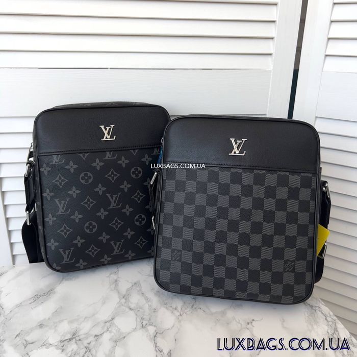 Мужская вместительная сумка через плечо Louis Vuitton