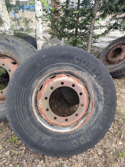 Felgi jelcz ciężarówka plus opony 7szt ~315/80 R 22,5 Jelcz Styer