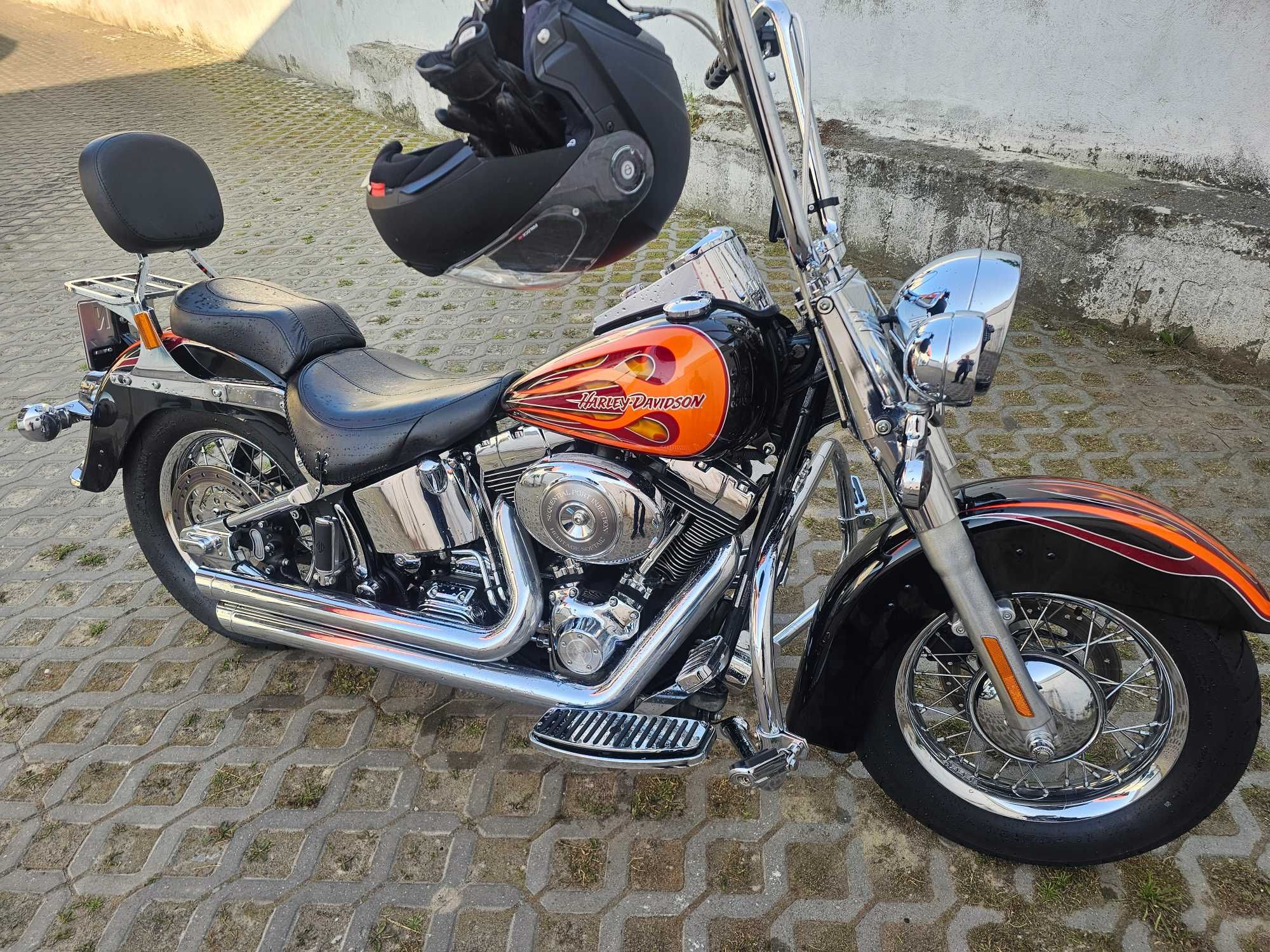 Harley davidson softail orginalne malowanie H-D "Vega"