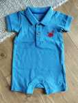 62cm Joules bawełniany rampers, body z kołnierzykiem polo
