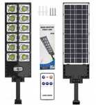 Latarnia Solarna LED HALOGEN 1200W + PILOT MONTAŻ Lampa Solarna Duża