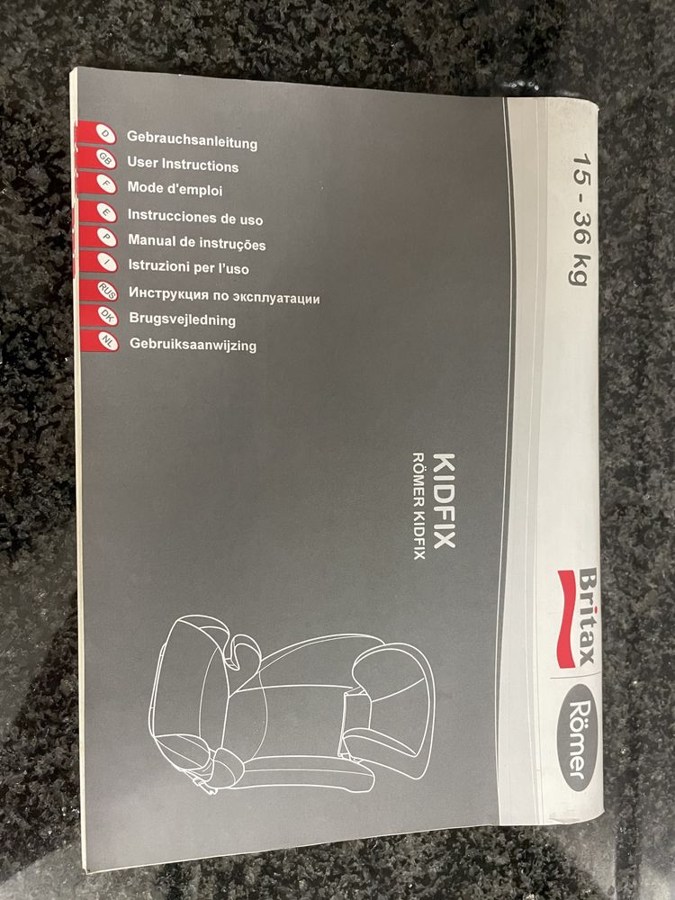 Cadeira Auto Römer KIDFIX  15 - 36 kg
