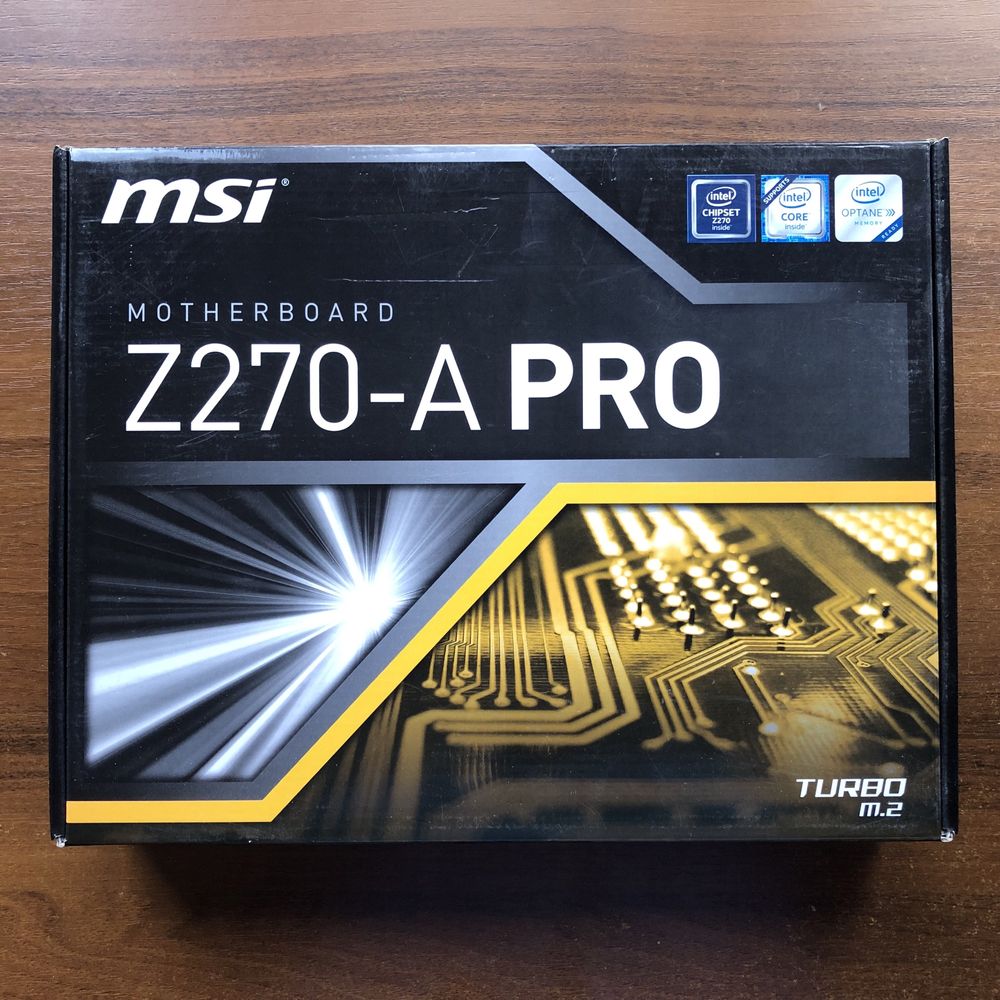 Материнська плата MSI Z270-A Pro+процесор у подарунок